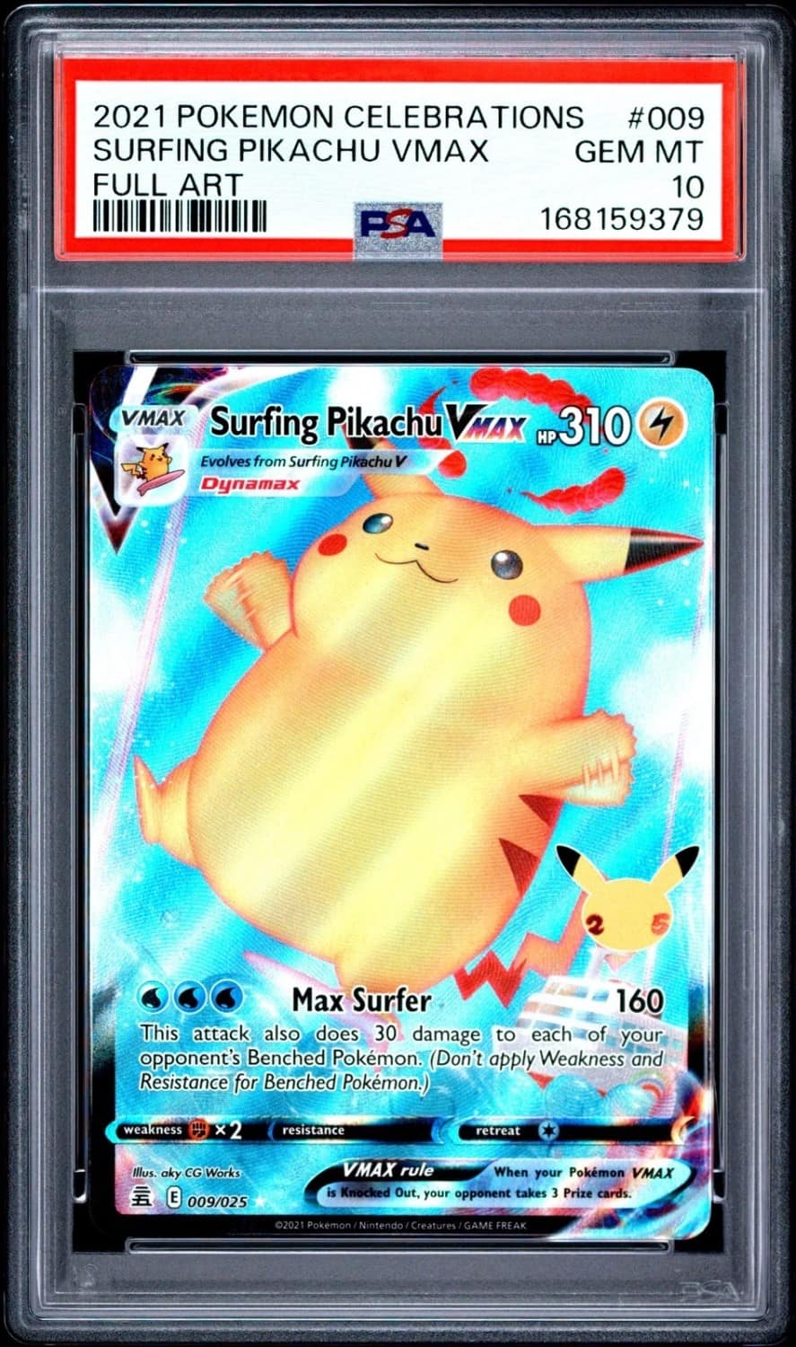 Surfing Pikachu Vmax
