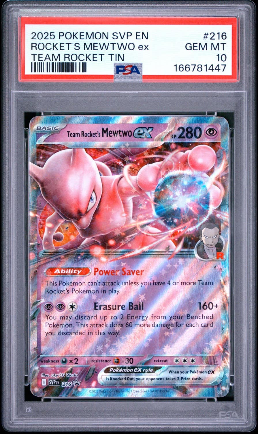 Rocket'S Mewtwo Ex