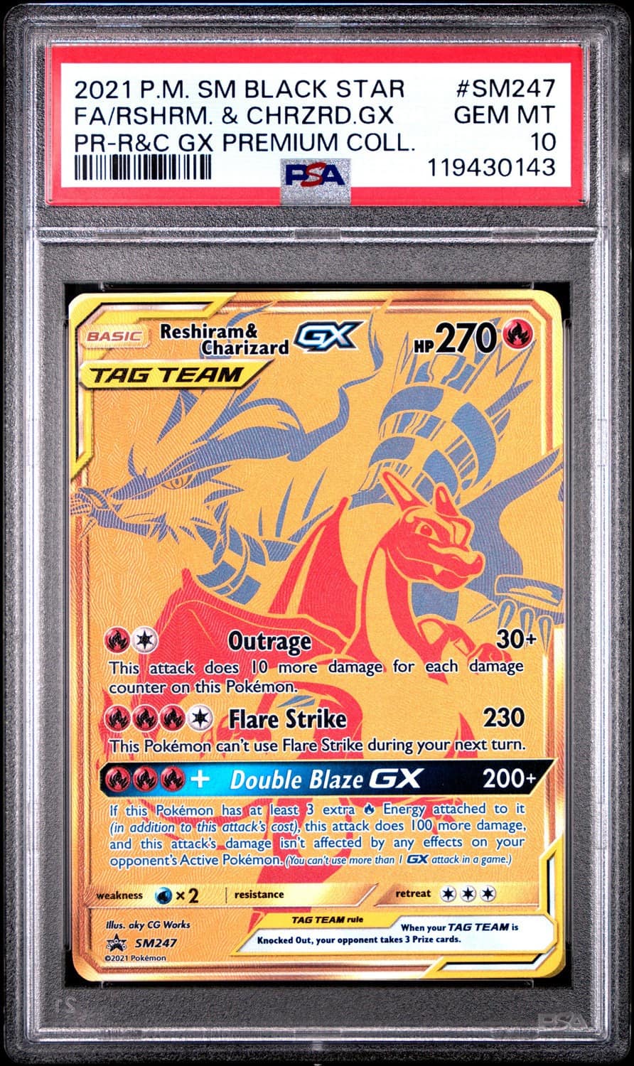 Reshiram & Charizard Gx