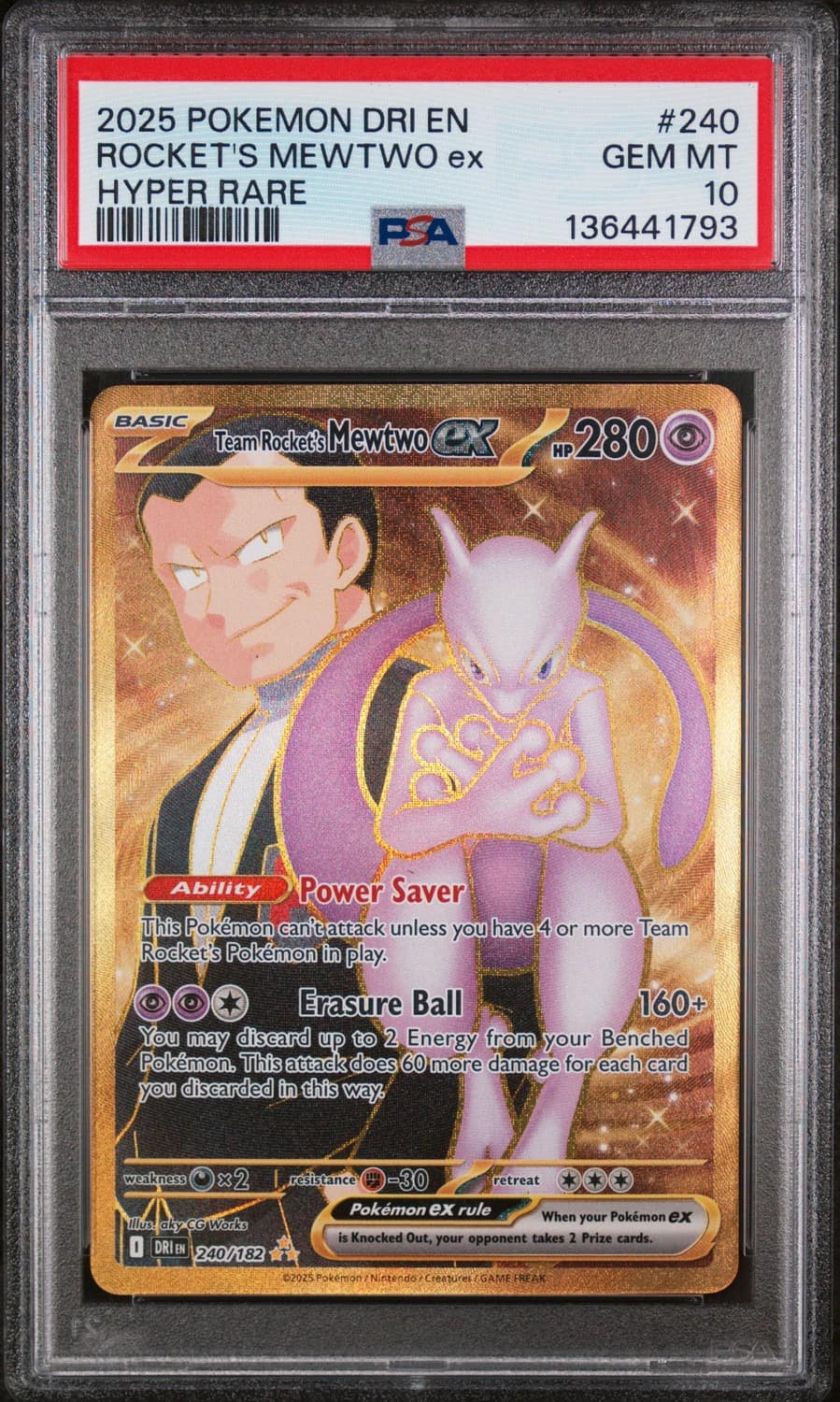 Rocket'S Mewtwo Ex