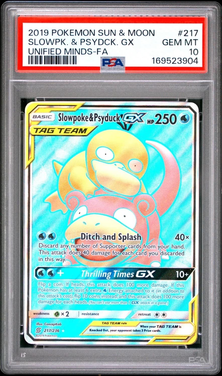 Slowpoke & Psyduck Gx