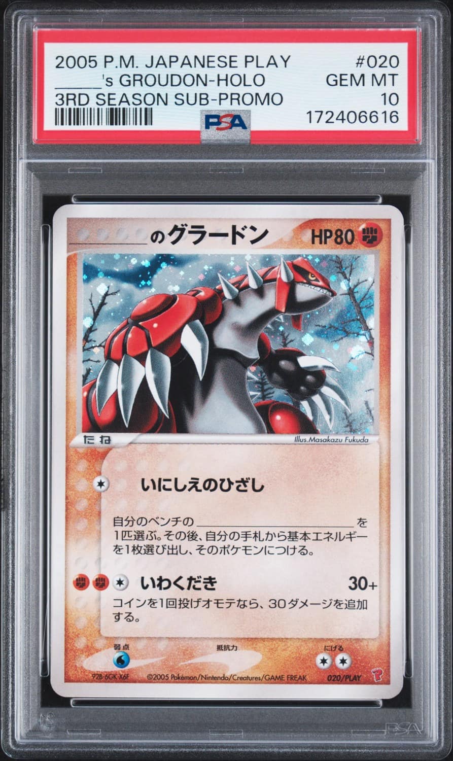 _____'S Groudon-Holo