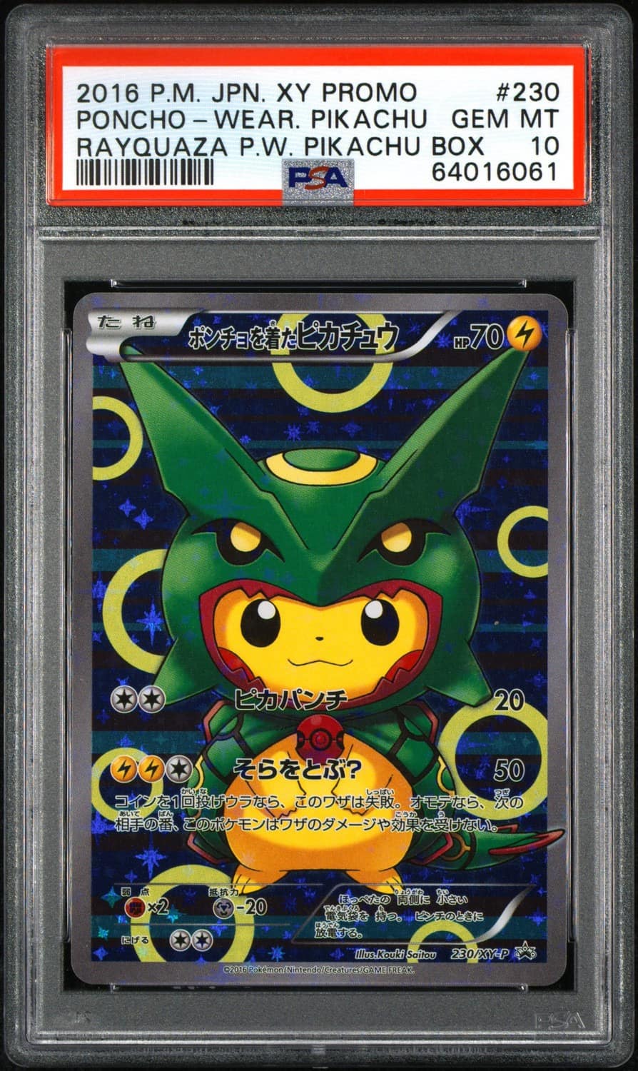 Poncho-Wearing Pikachu