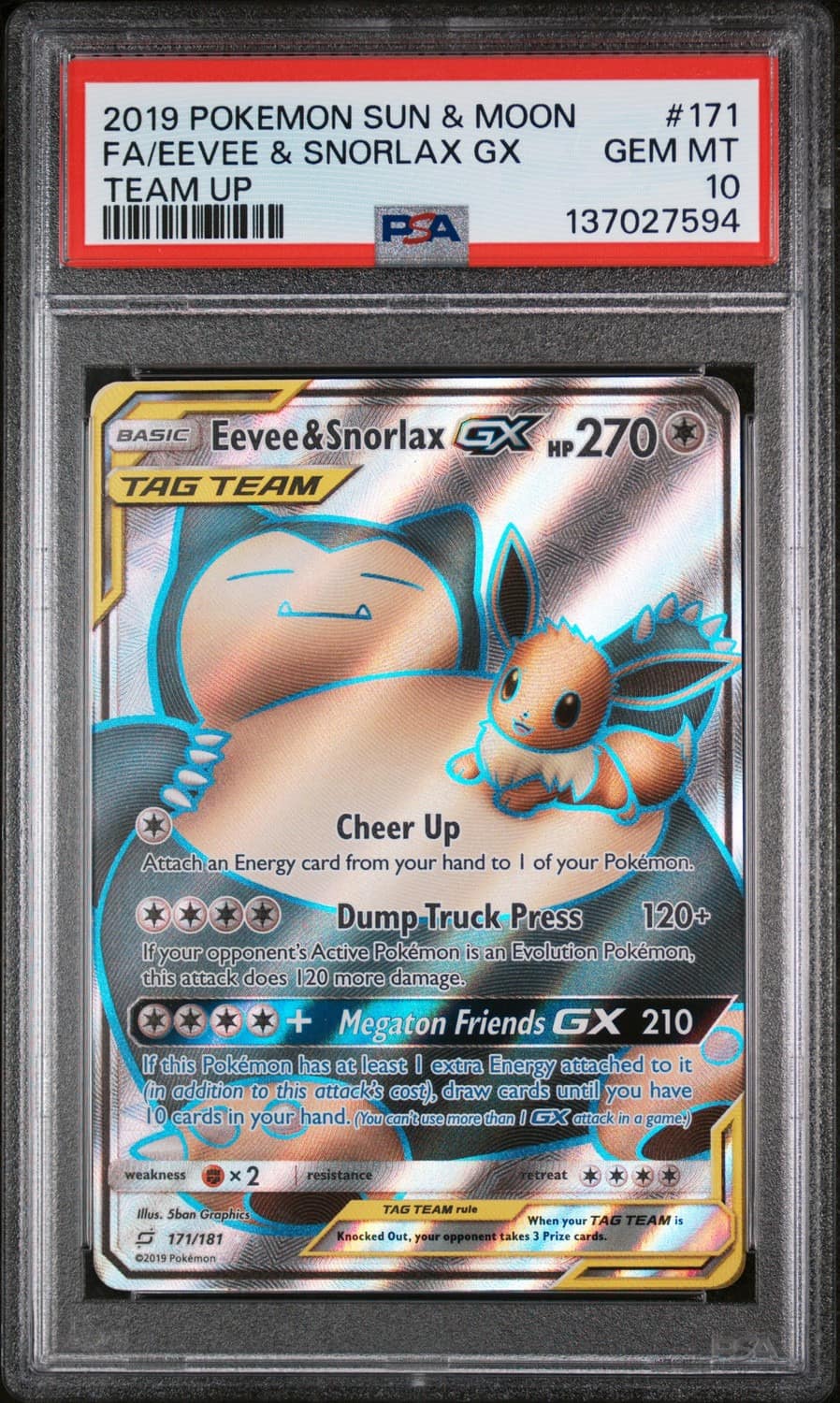 Eevee & Snorlax Gx