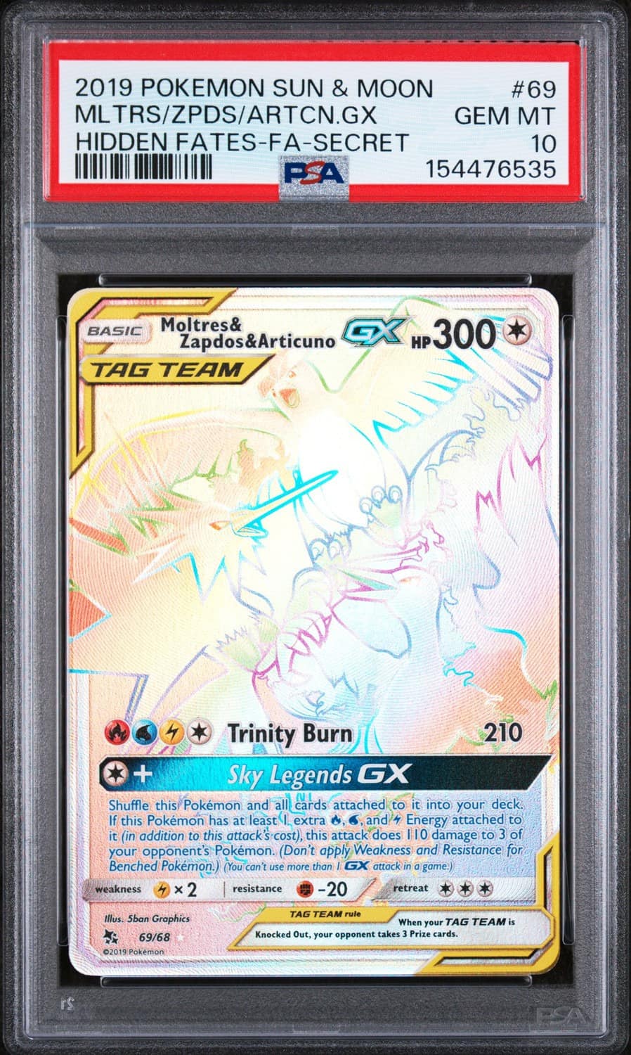 Moltres & Zapdos & Articuno Gx