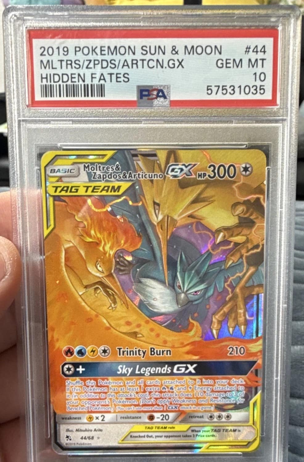 Moltres & Zapdos & Articuno Gx