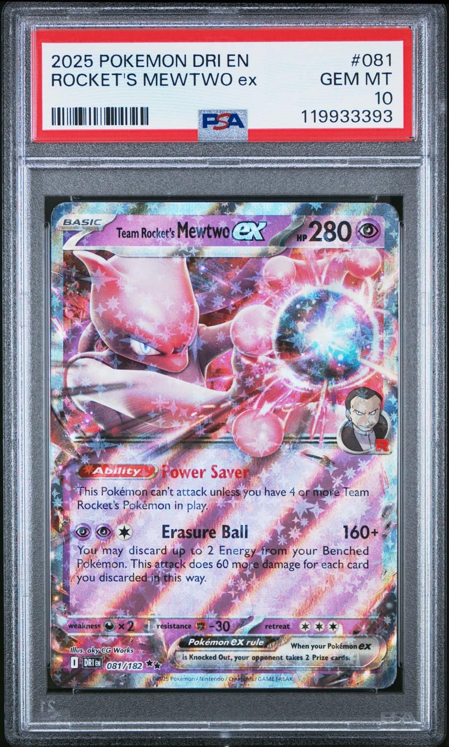 Rocket'S Mewtwo Ex