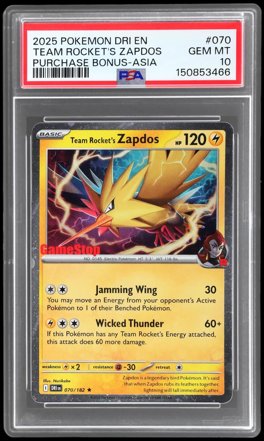 Team Rocket'S Zapdos