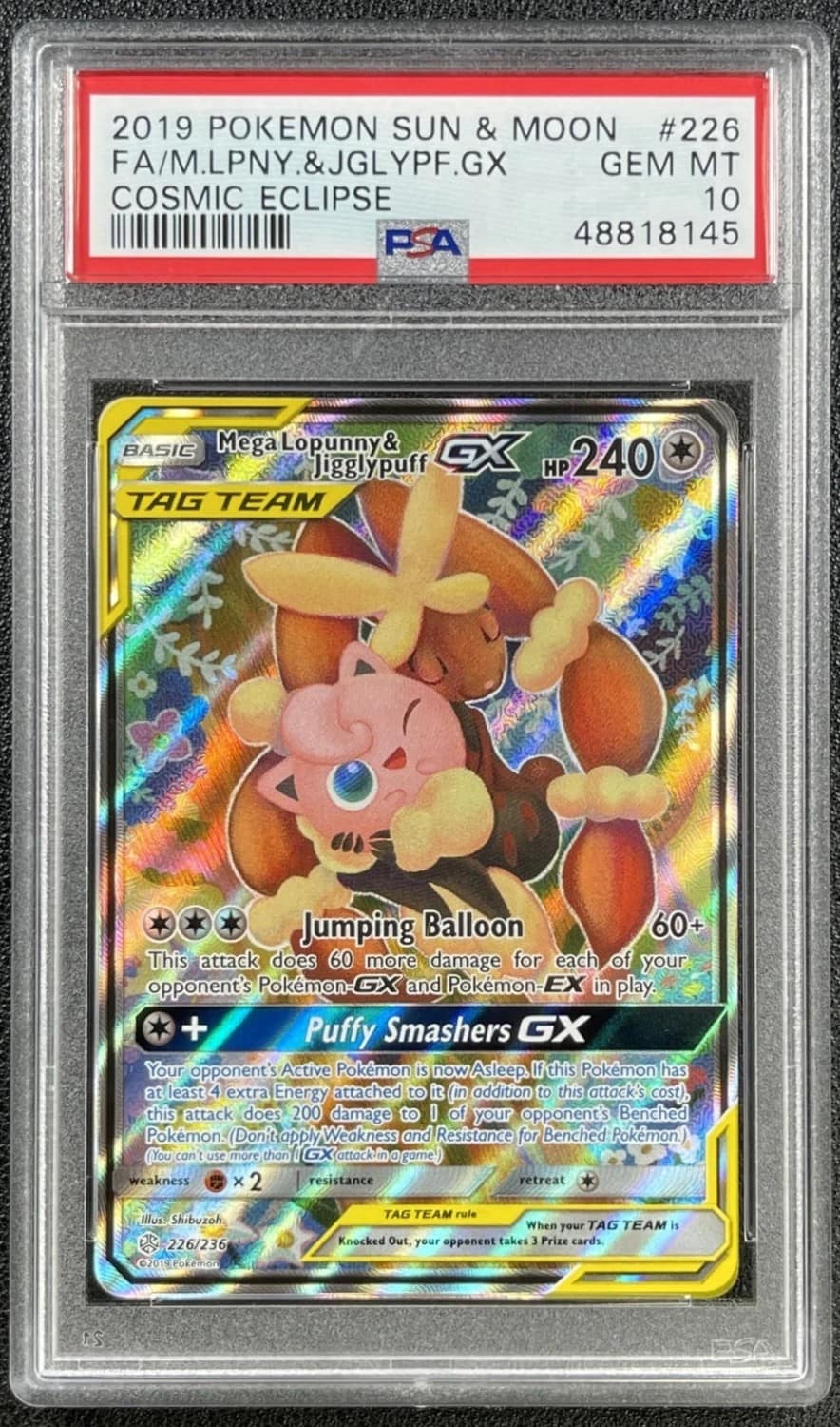 Mega Lopunny & Jigglypuff Gx