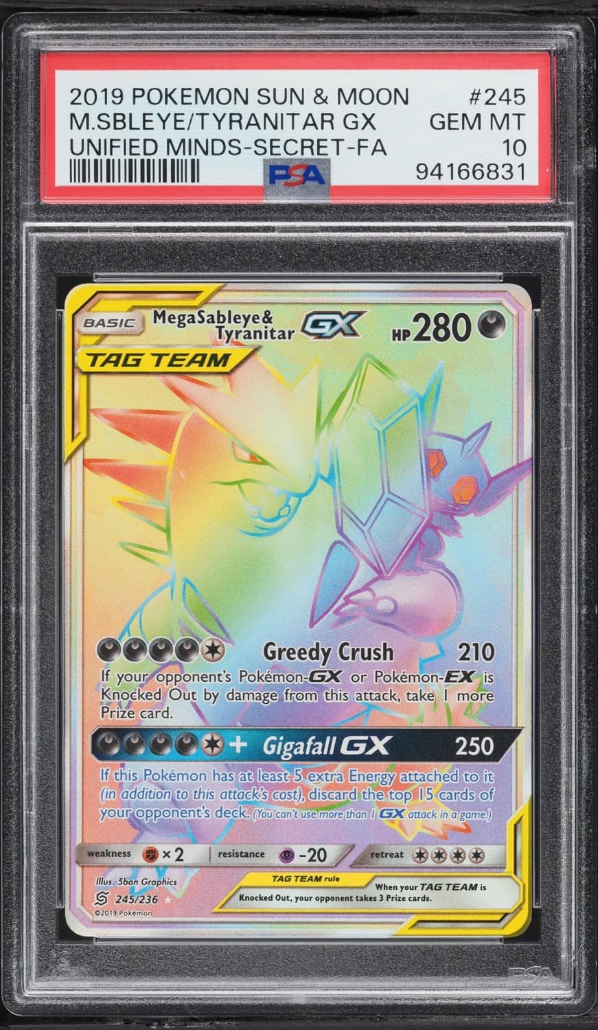 Mega Sableye & Tyranitar Gx