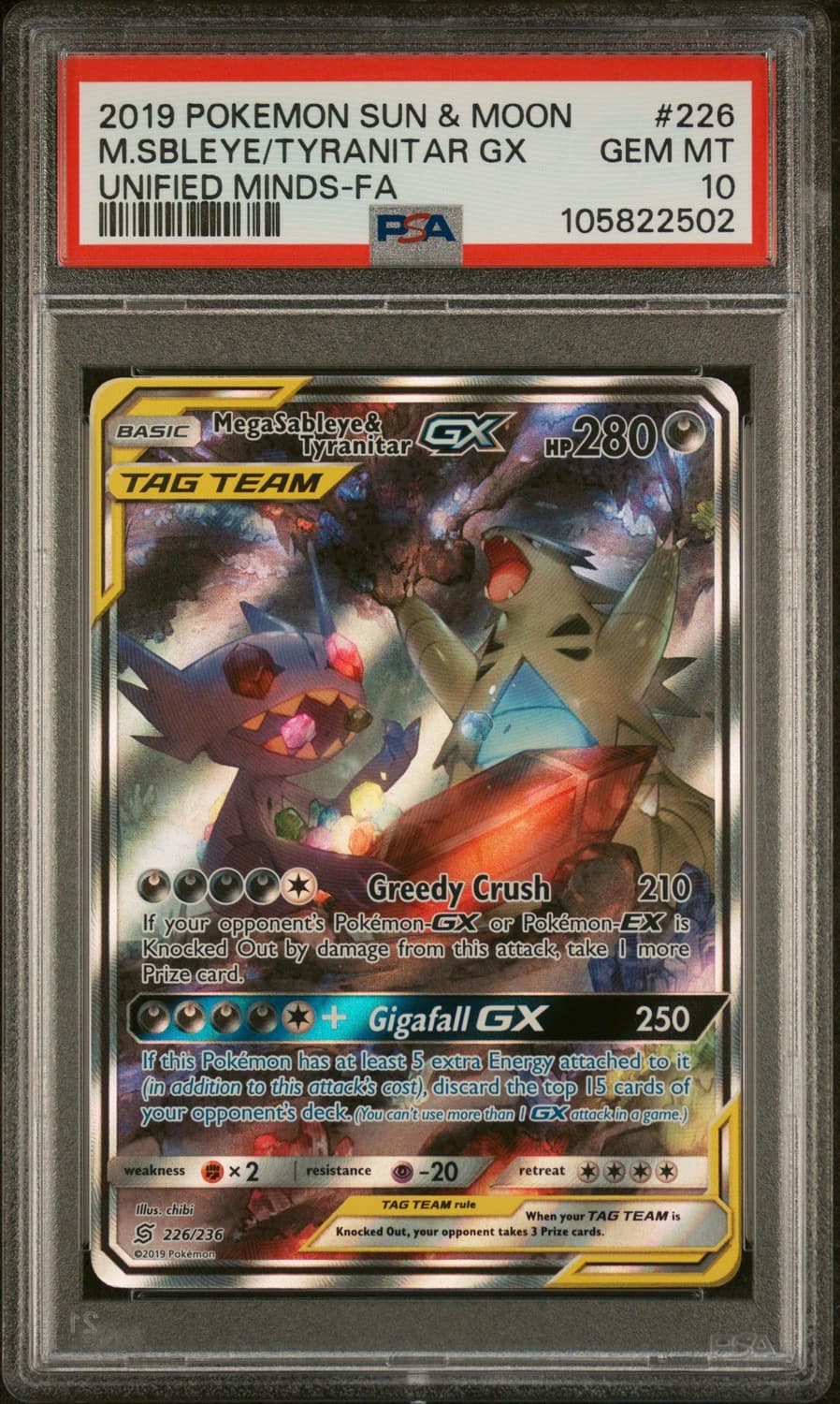 Mega Sableye & Tyranitar Gx