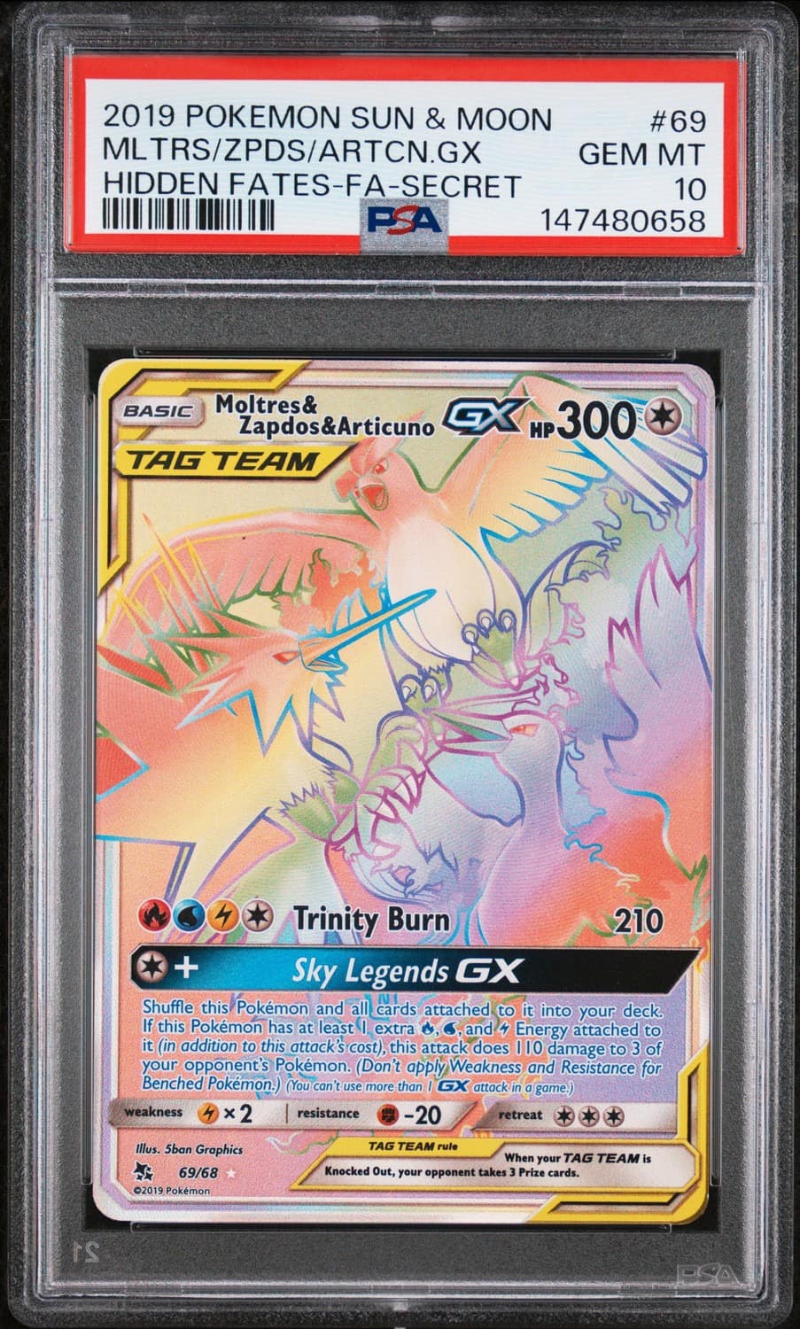 Moltres & Zapdos & Articuno Gx
