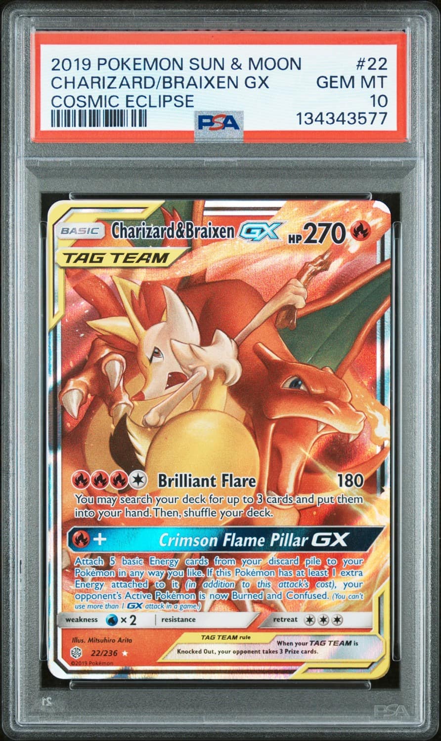 Charizard/braixen Gx