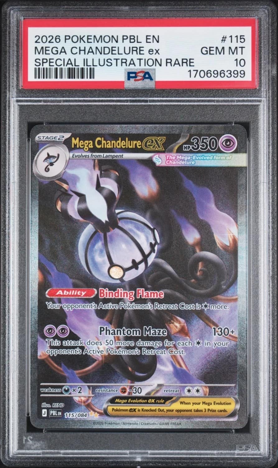 Mega Chandelure Ex