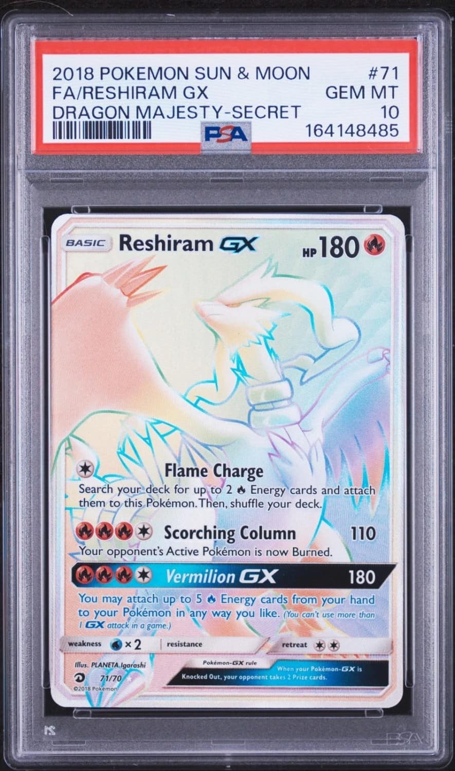 Reshiram Gx