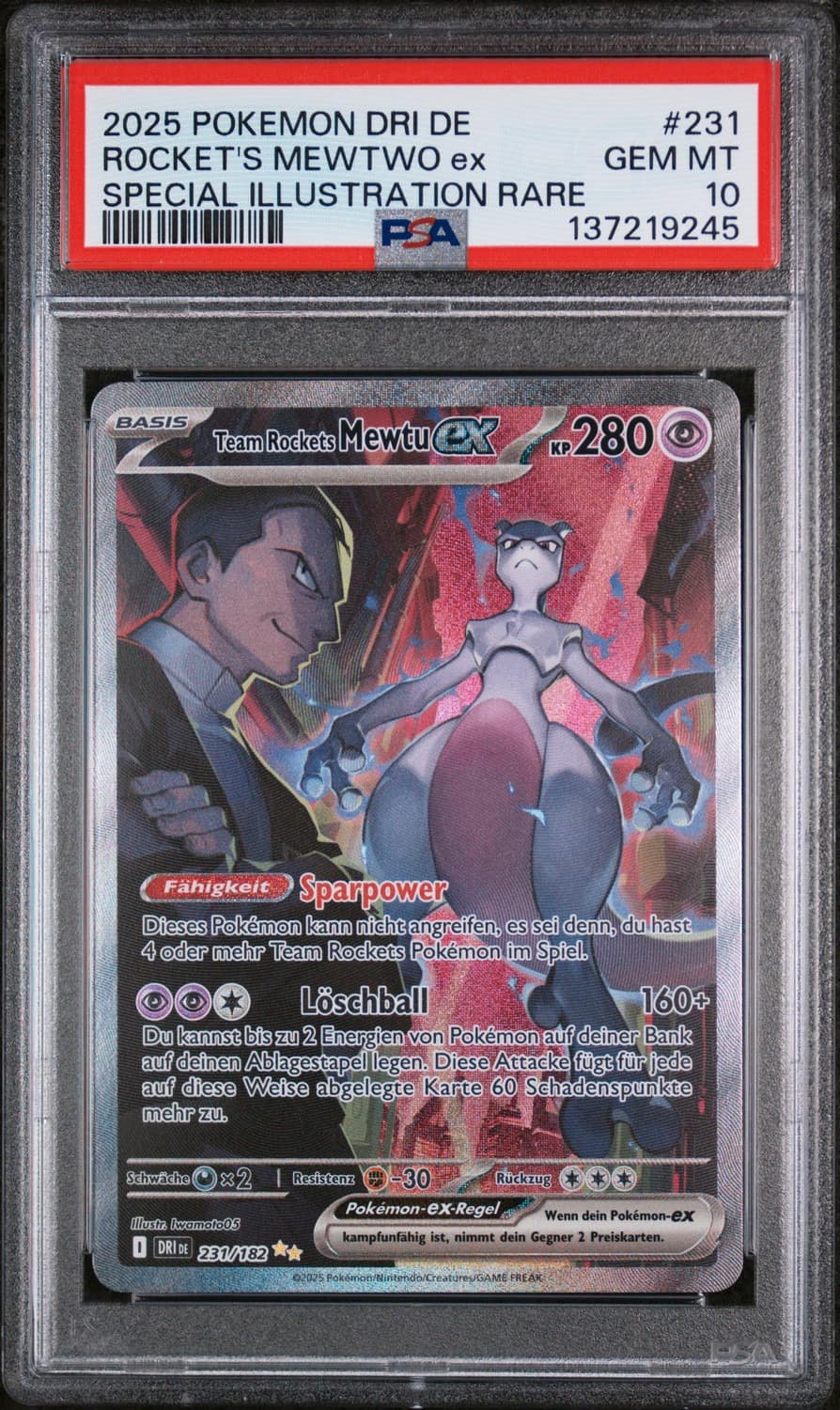 Rocket'S Mewtwo Ex
