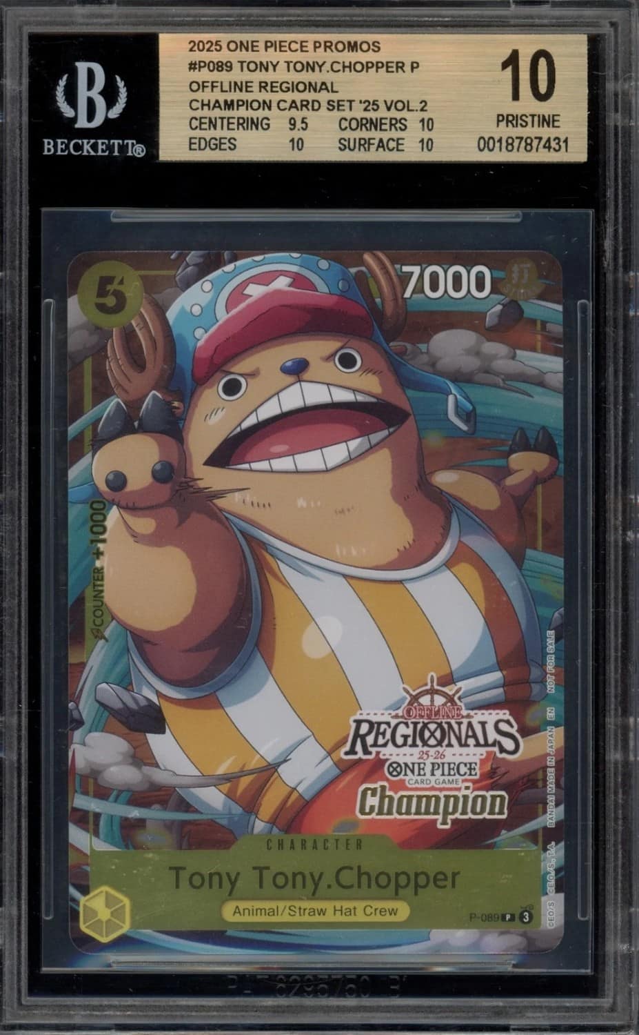 Tony Tony.chopper P/(offline Regional Champion Card Set '25 Vol.2)