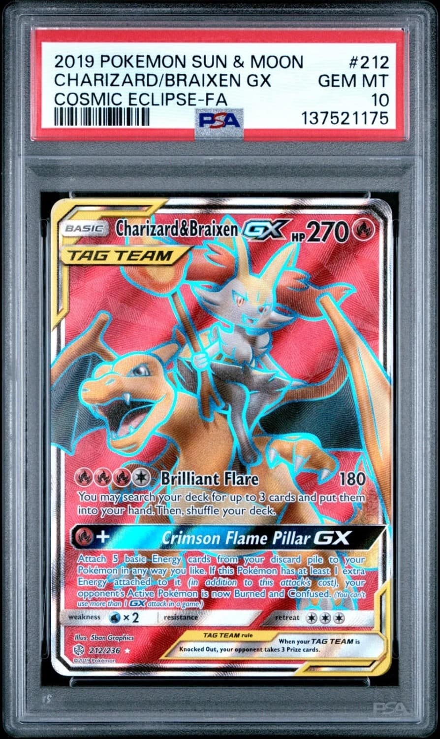 Charizard/braixen Gx