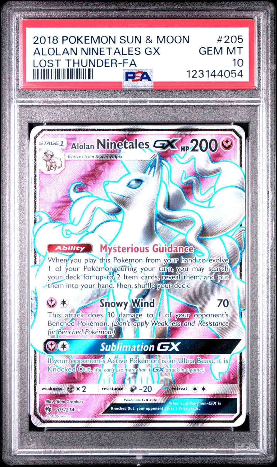 Alolan Ninetales Gx