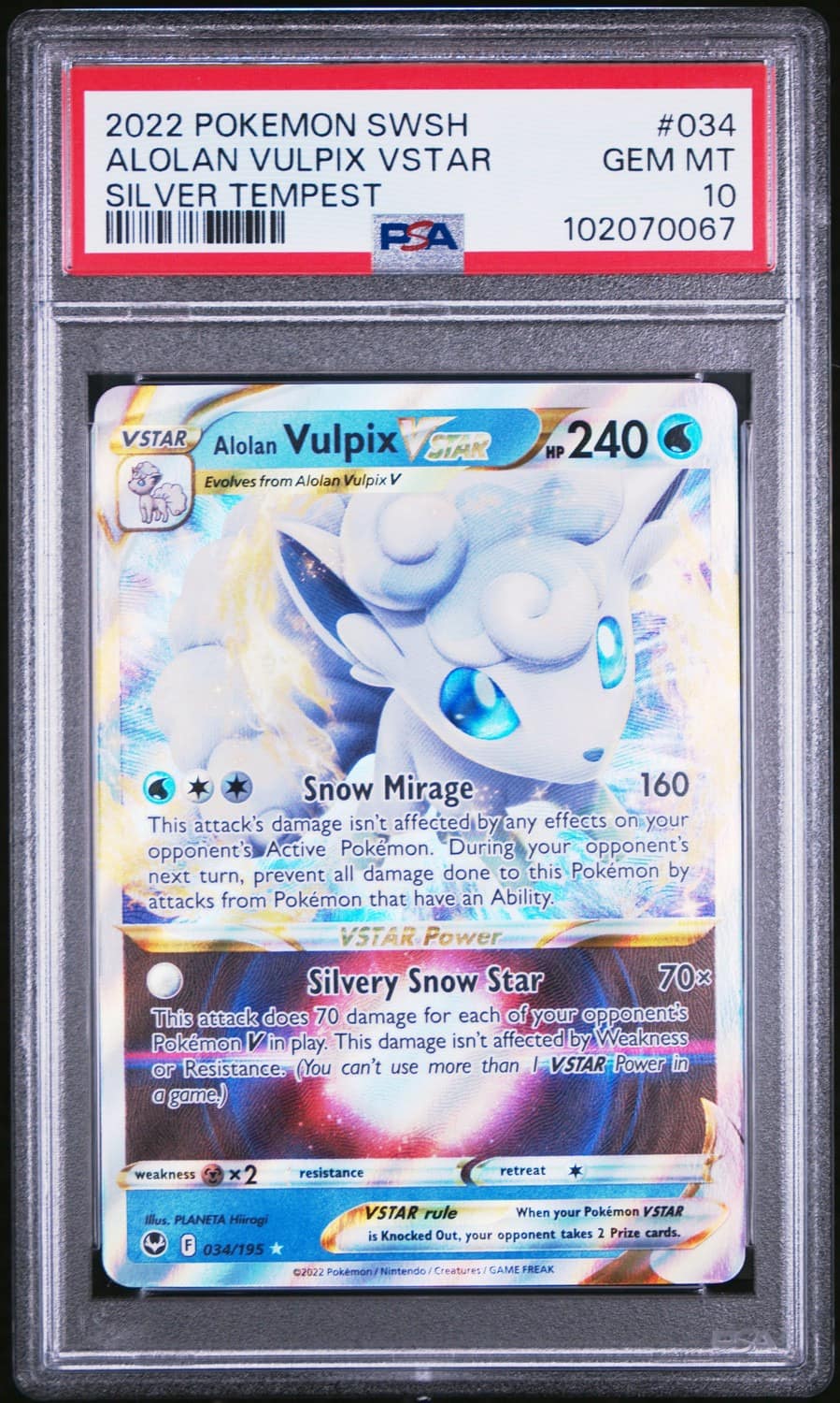 Alolan Vulpix Vstar