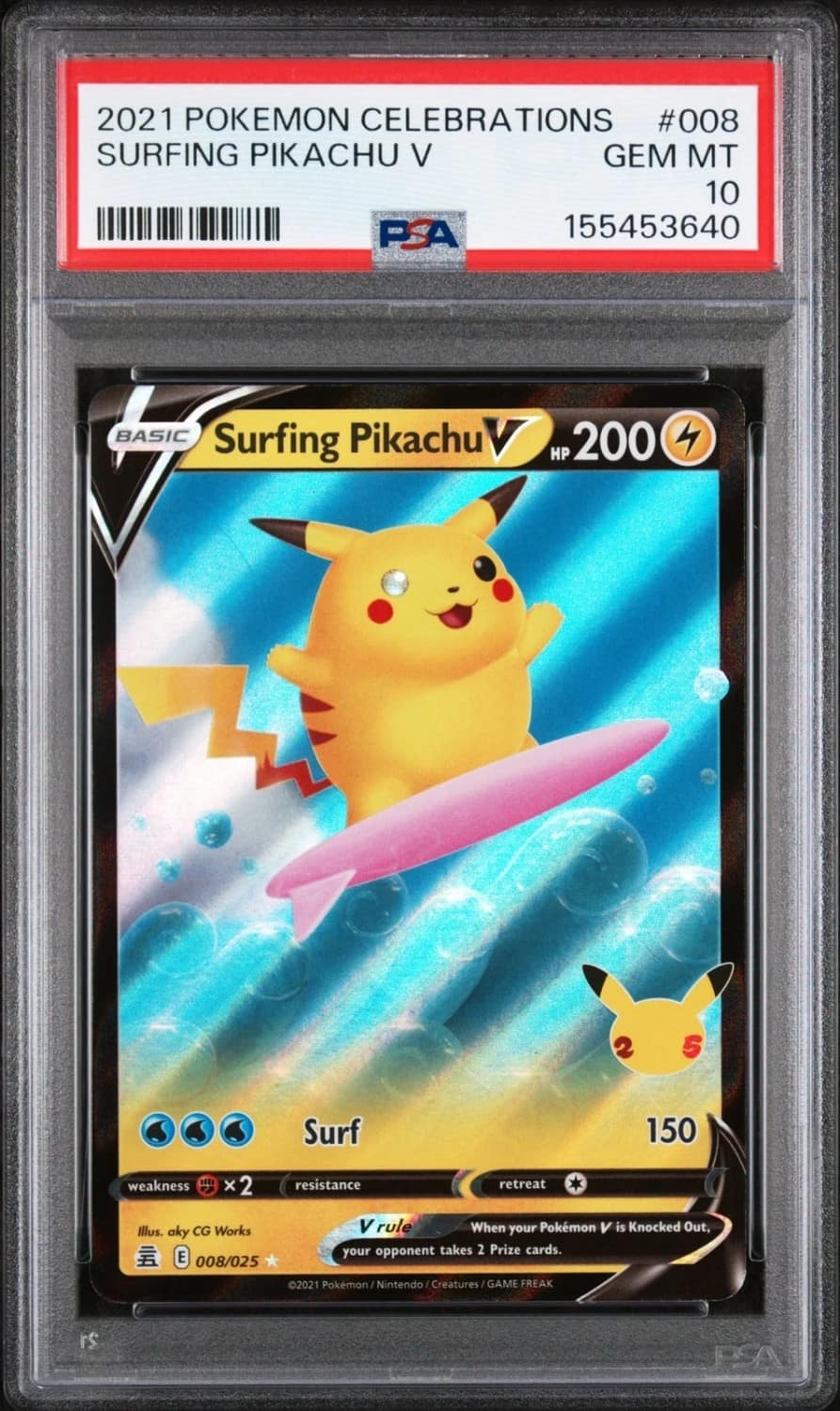 Surfing Pikachu V