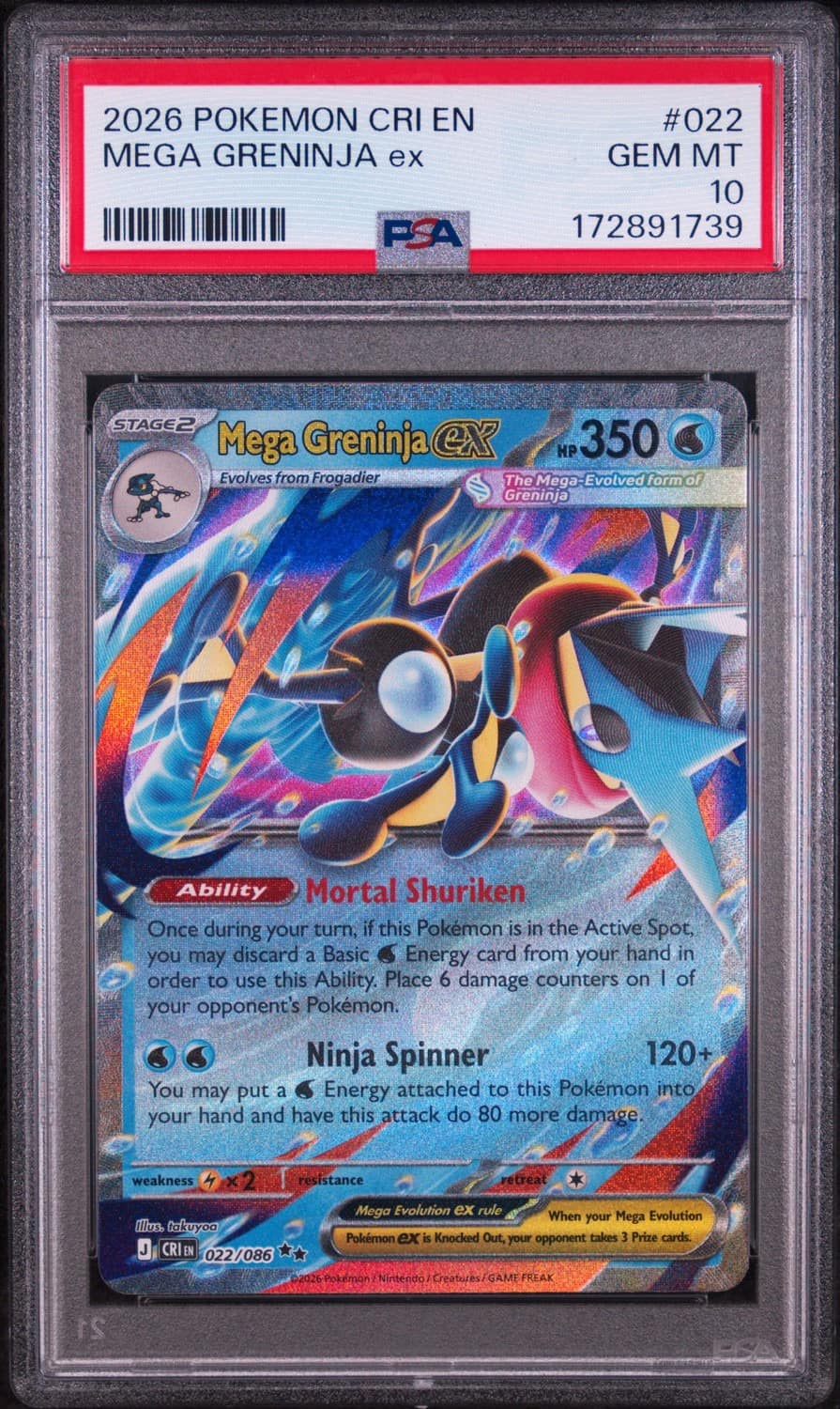 Mega Greninja Ex