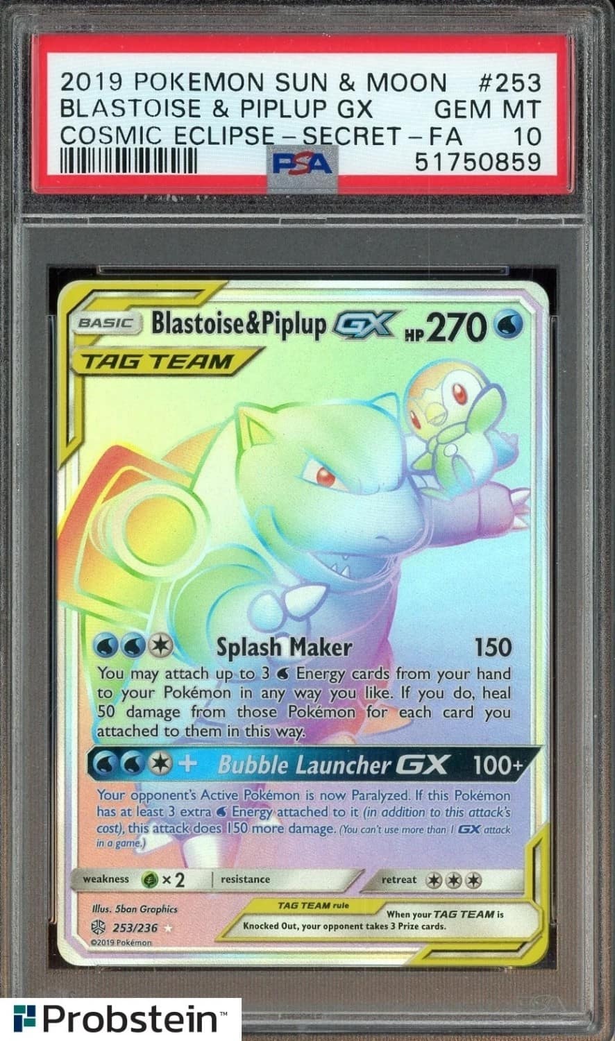 Blastoise & Piplup Gx
