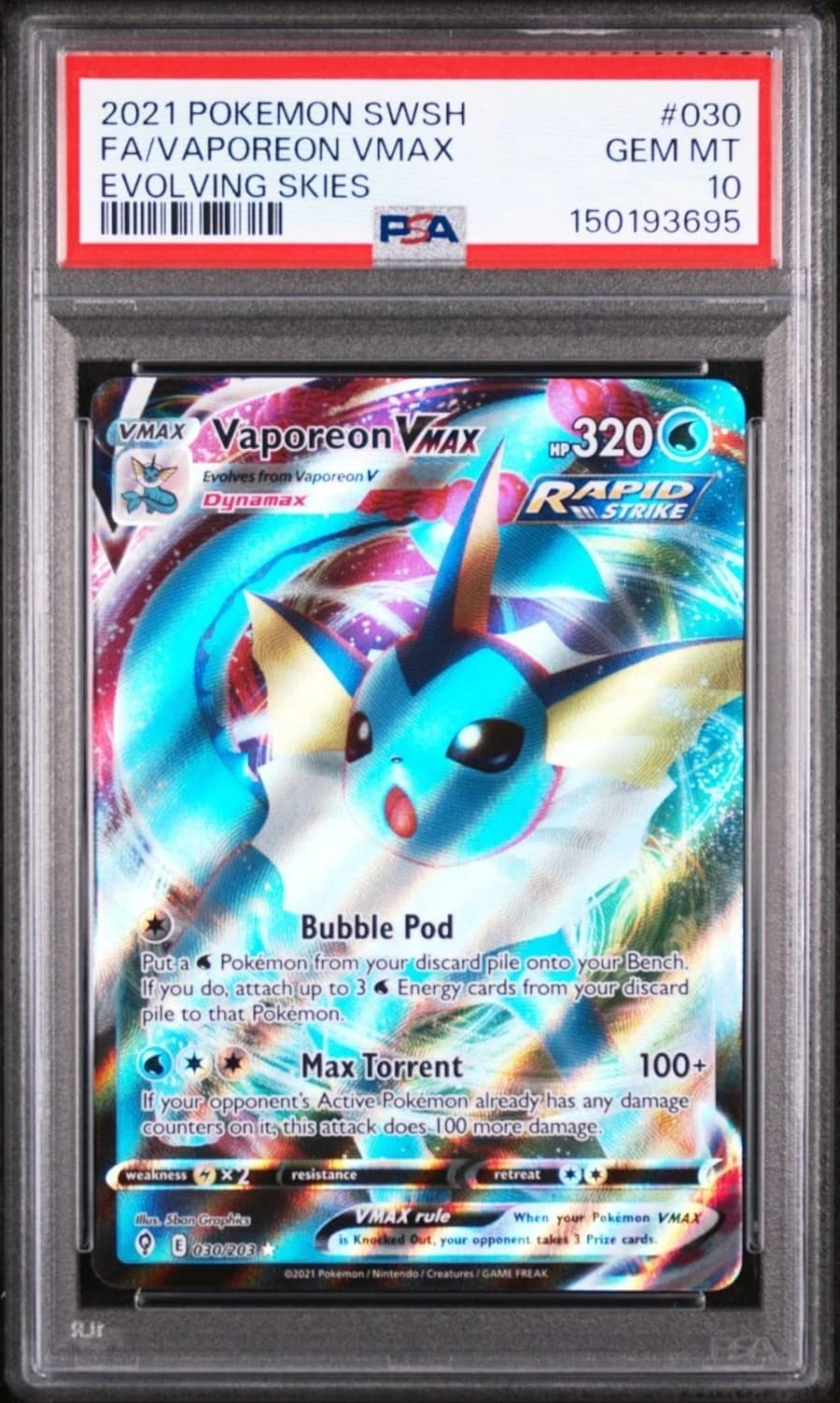 Vaporeon Vmax