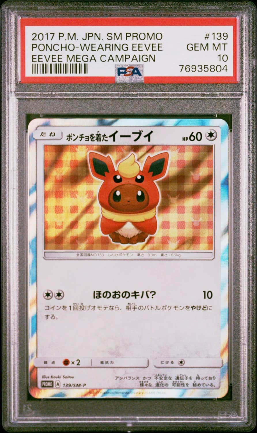Poncho-Wearing Eevee