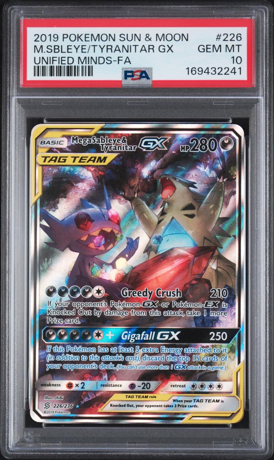 Mega Sableye & Tyranitar Gx
