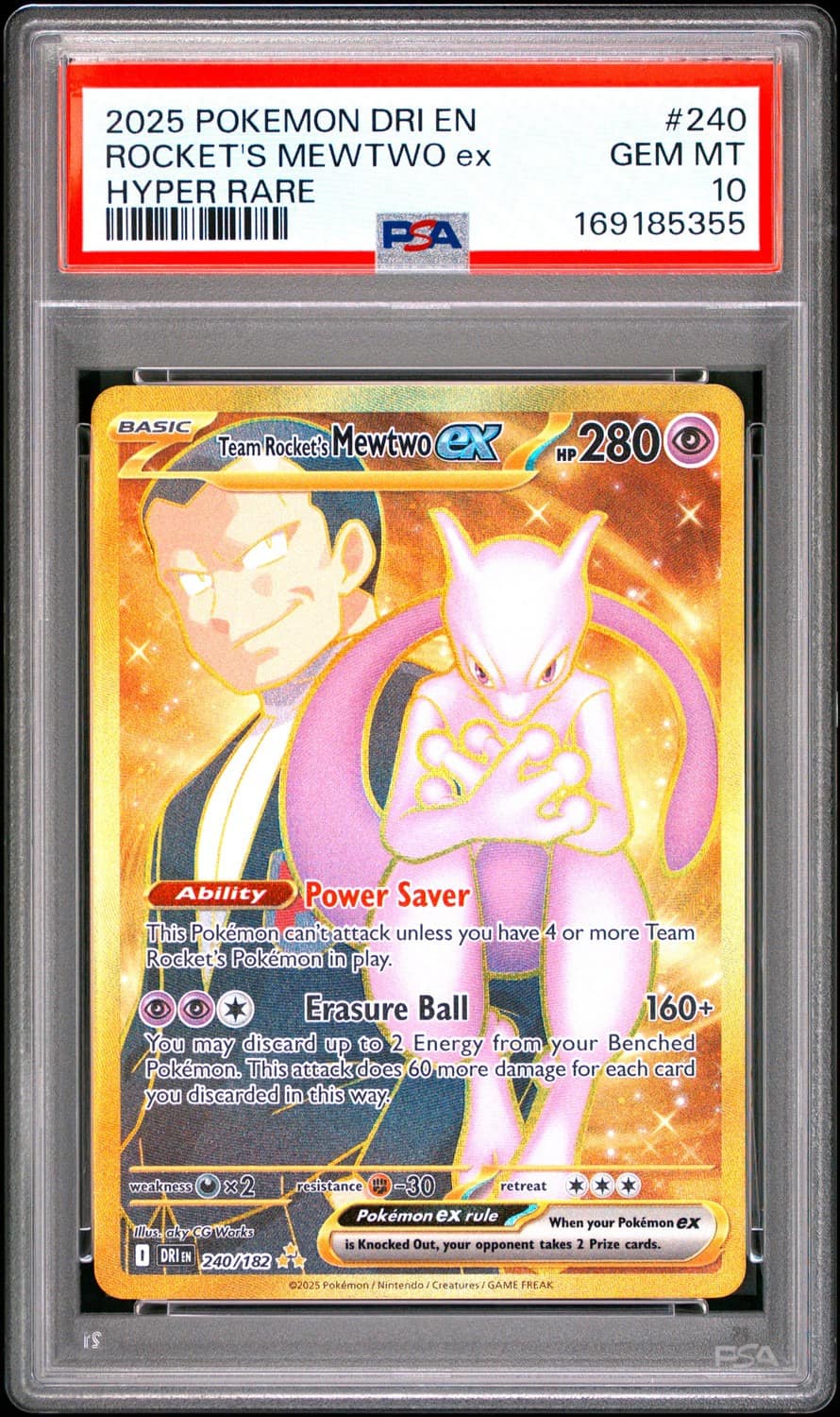 Rocket'S Mewtwo Ex