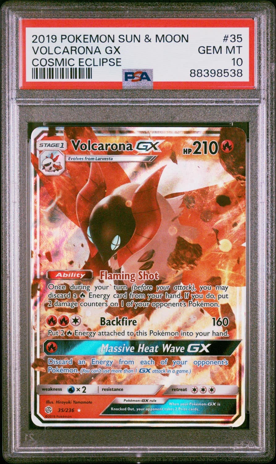 Volcarona Gx