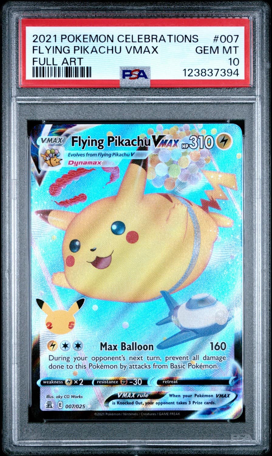 Flying Pikachu Vmax