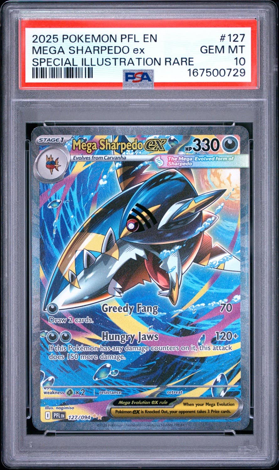 Mega Sharpedo Ex
