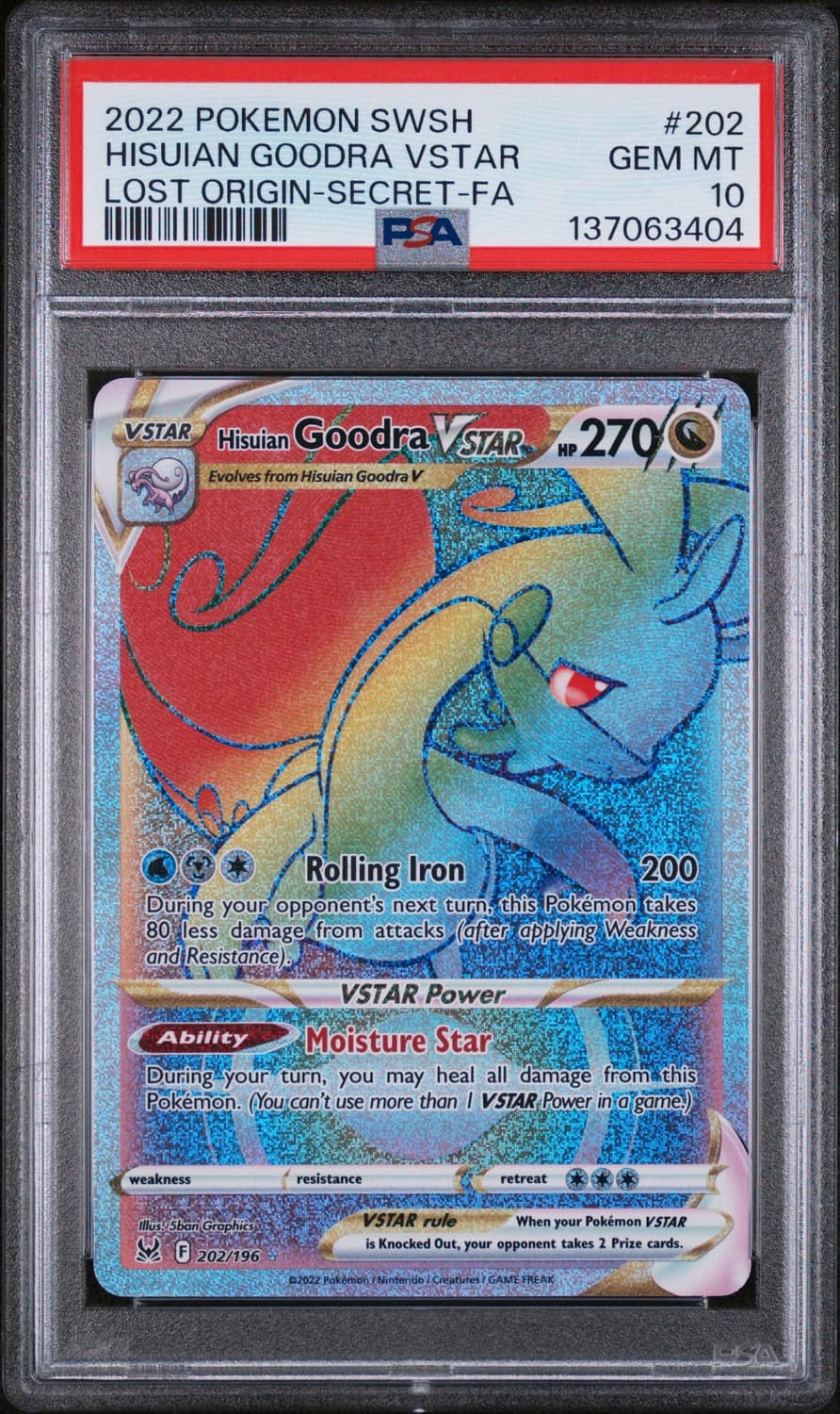 Hisuian Goodra Vstar