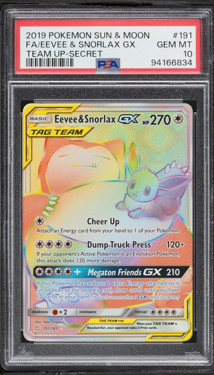 Eevee & Snorlax Gx