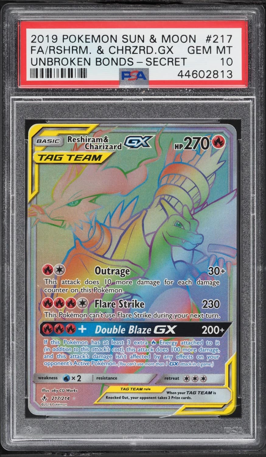 Reshiram & Charizard Gx