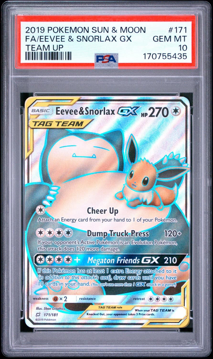 Eevee & Snorlax Gx