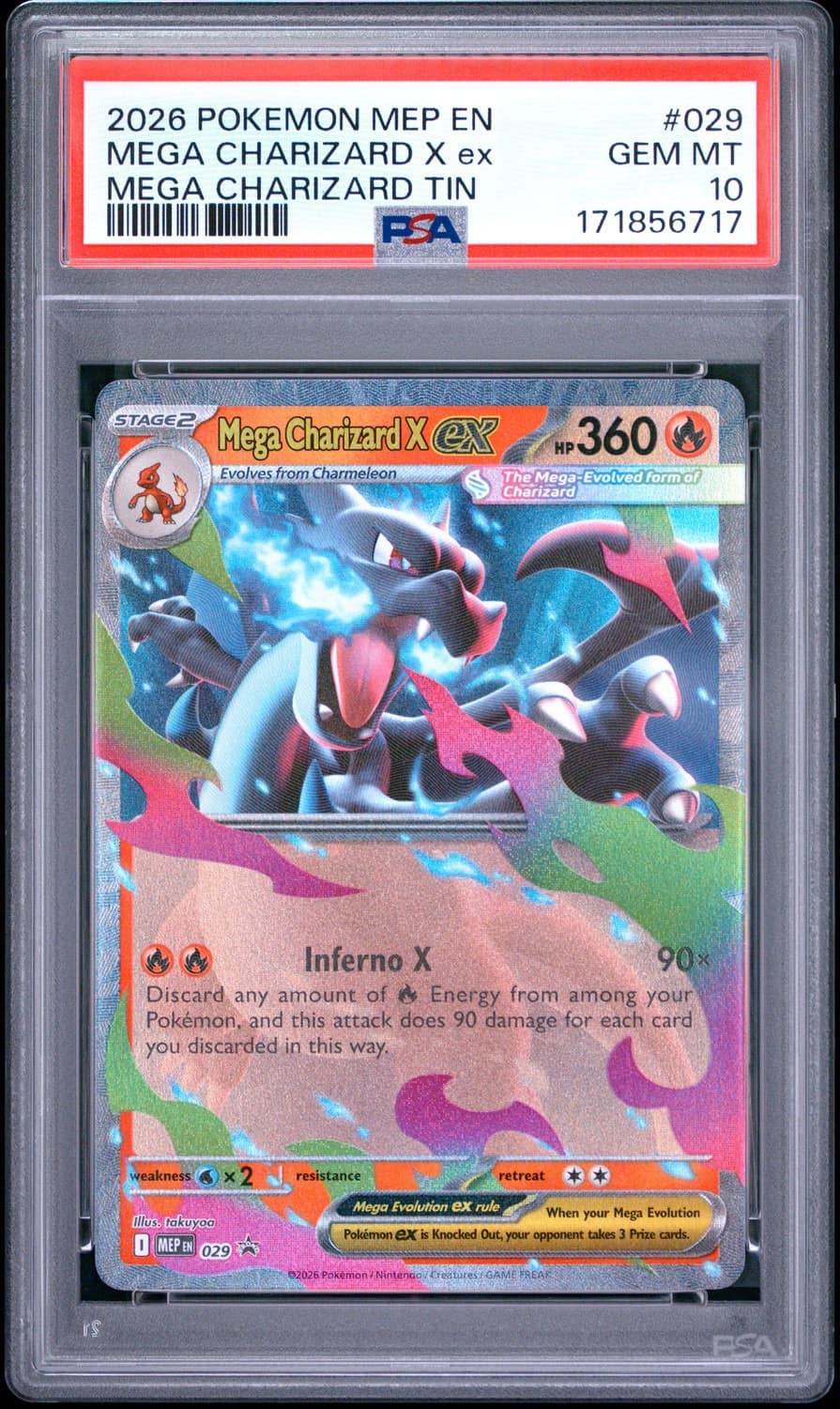 Mega Charizard X Ex