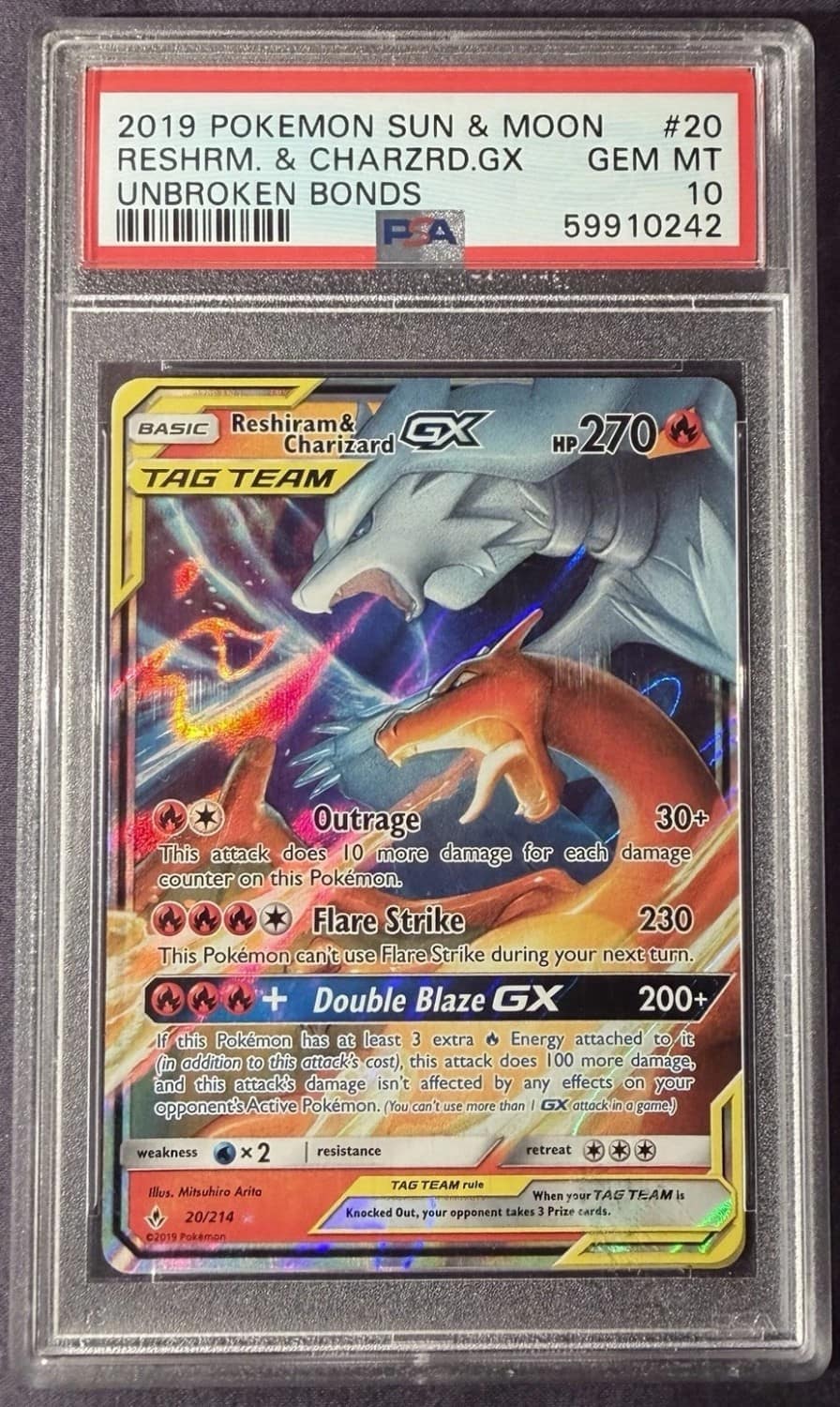 Reshiram & Charizard Gx