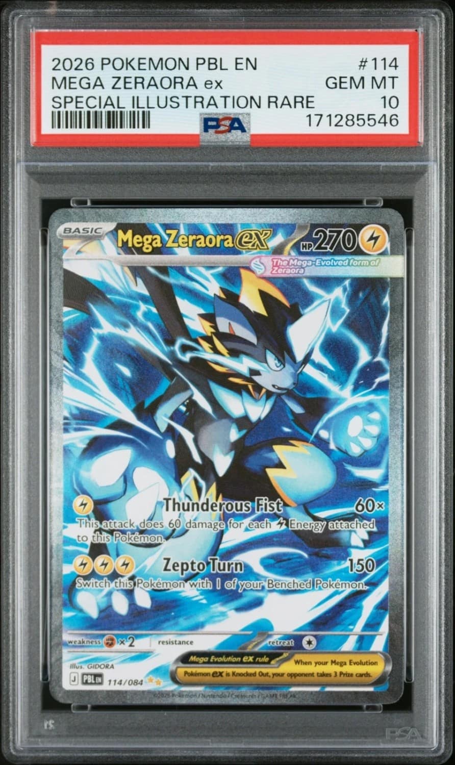 Mega Zeraora Ex