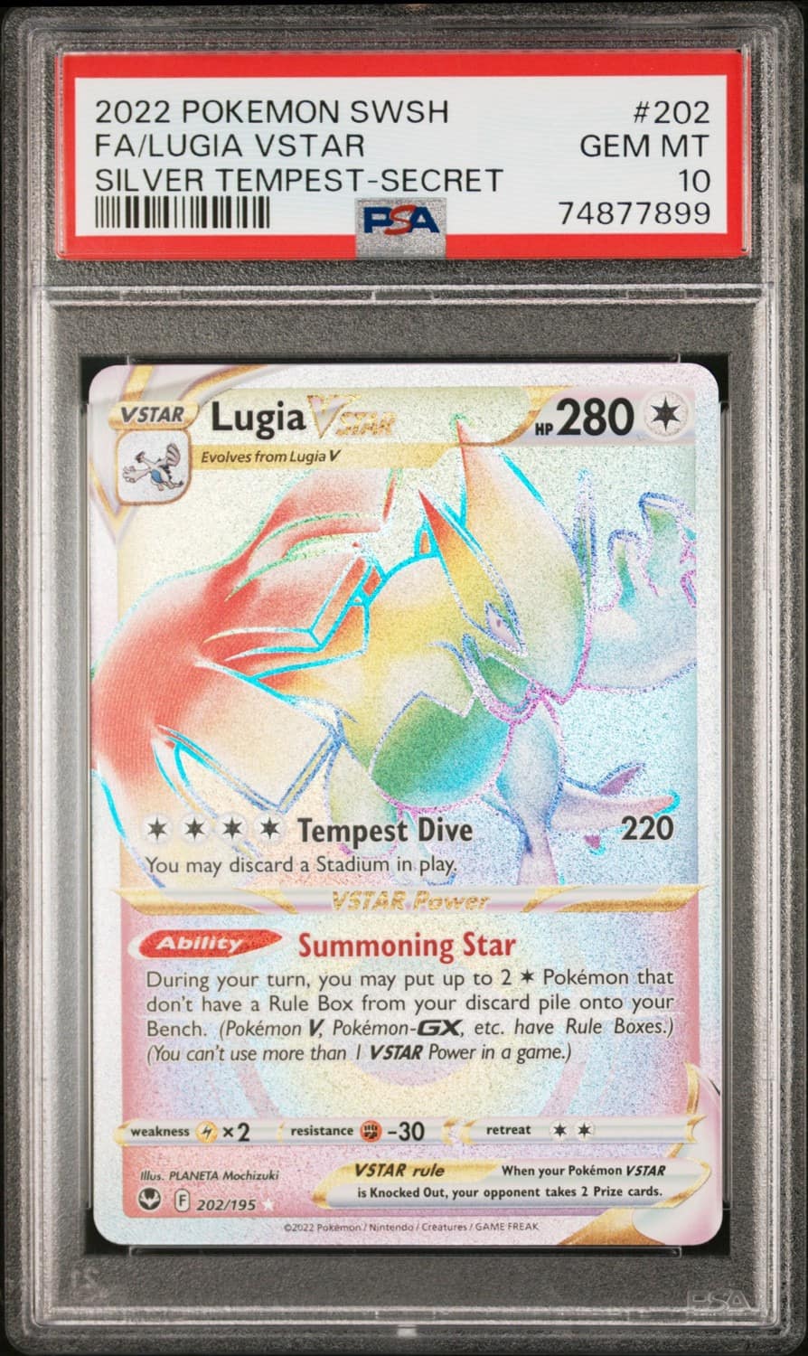 Lugia Vstar