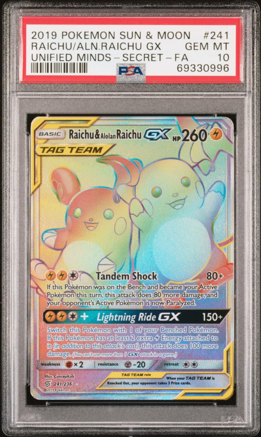 Raichu & Alolan Raichu Gx