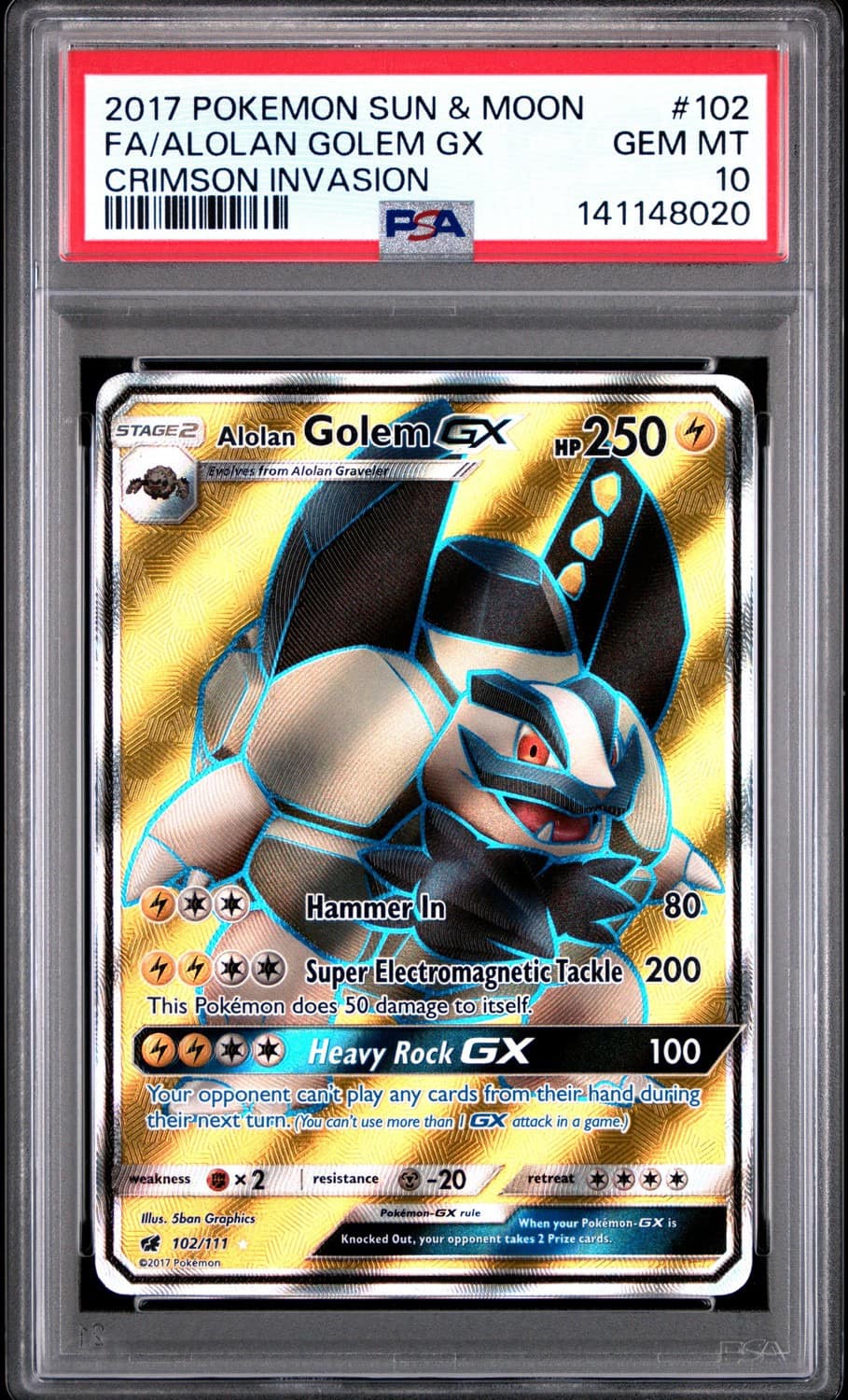 Alolan Golem Gx