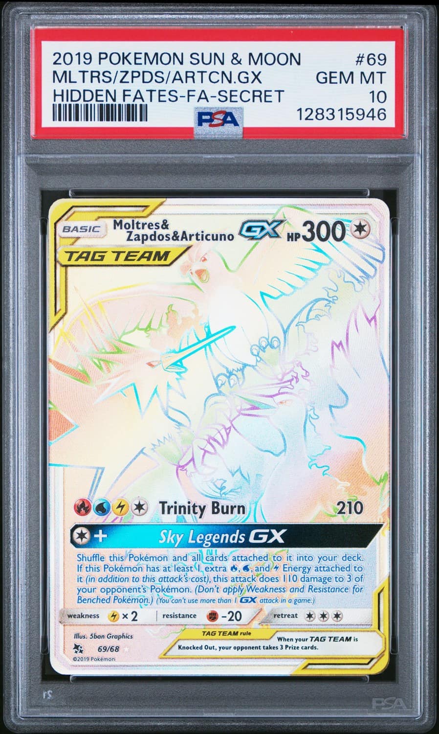 Moltres & Zapdos & Articuno Gx