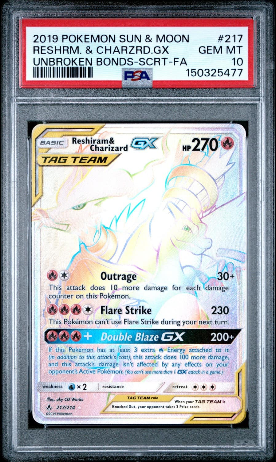 Reshiram & Charizard Gx