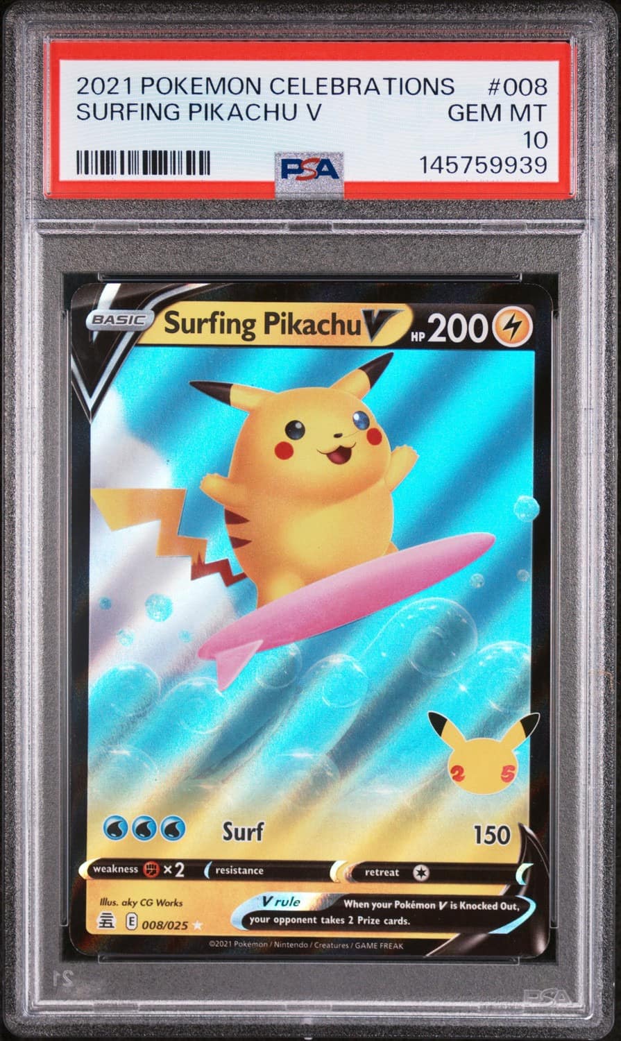 Surfing Pikachu V