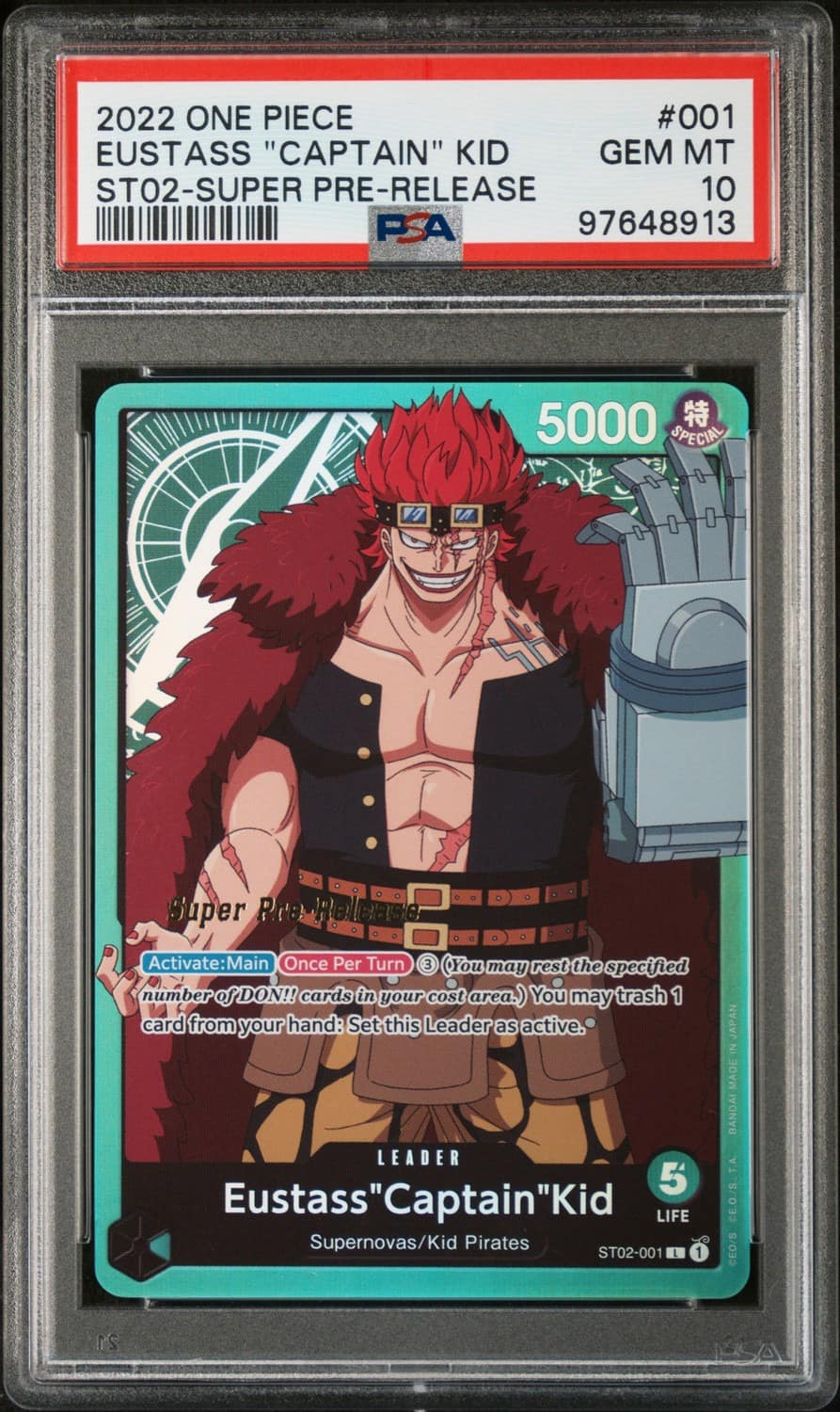 Eustass "captain" Kid