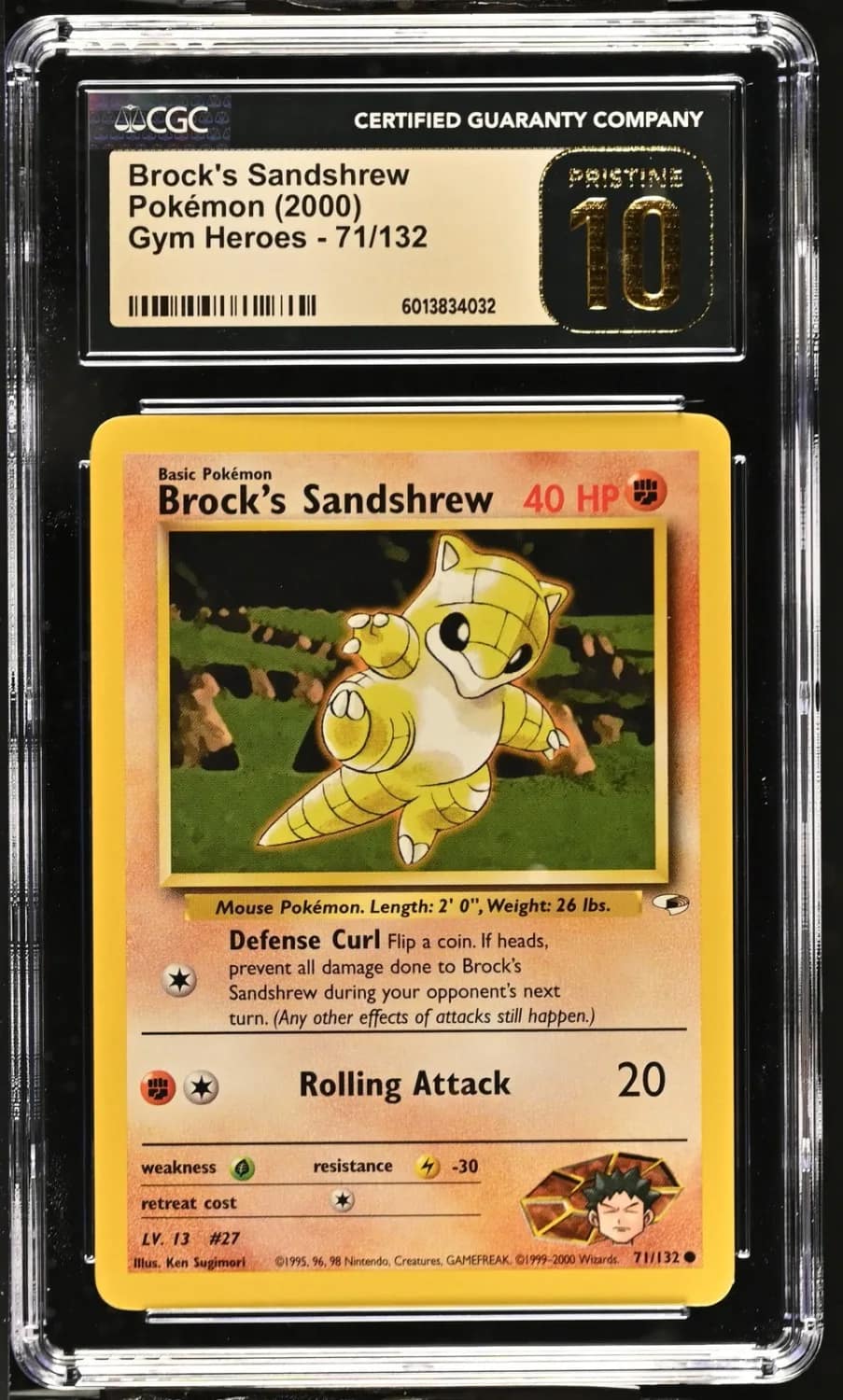 Brock'S Sandshrew