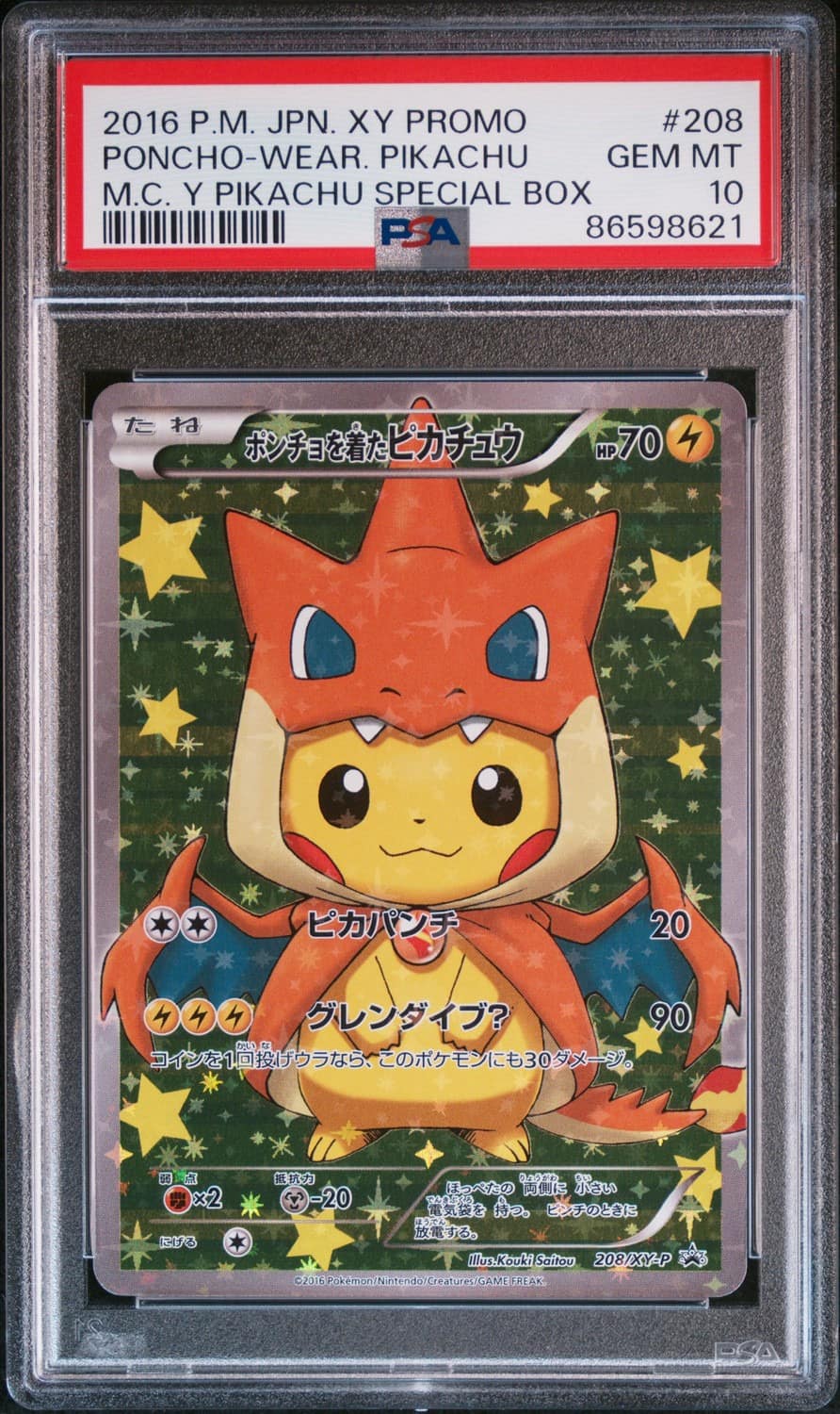 Poncho-Wearing Pikachu